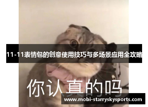11-11表情包的创意使用技巧与多场景应用全攻略