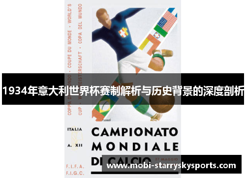 1934年意大利世界杯赛制解析与历史背景的深度剖析