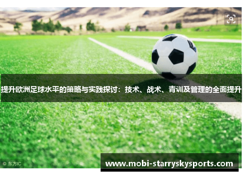 提升欧洲足球水平的策略与实践探讨：技术、战术、青训及管理的全面提升