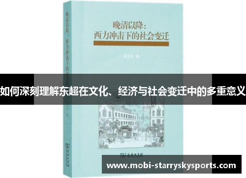 如何深刻理解东超在文化、经济与社会变迁中的多重意义 如何深刻理解东超在文化、经济与社会变迁中的多重意义