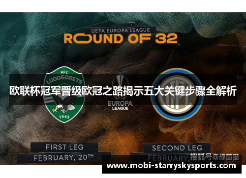 欧联杯冠军晋级欧冠之路揭示五大关键步骤全解析